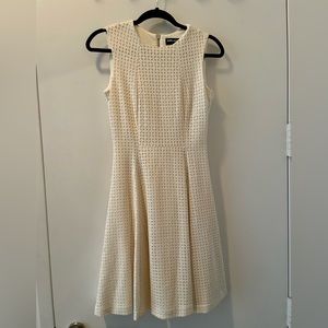 Karl Lagerfeld Fit and Flare Laser Cut Dress